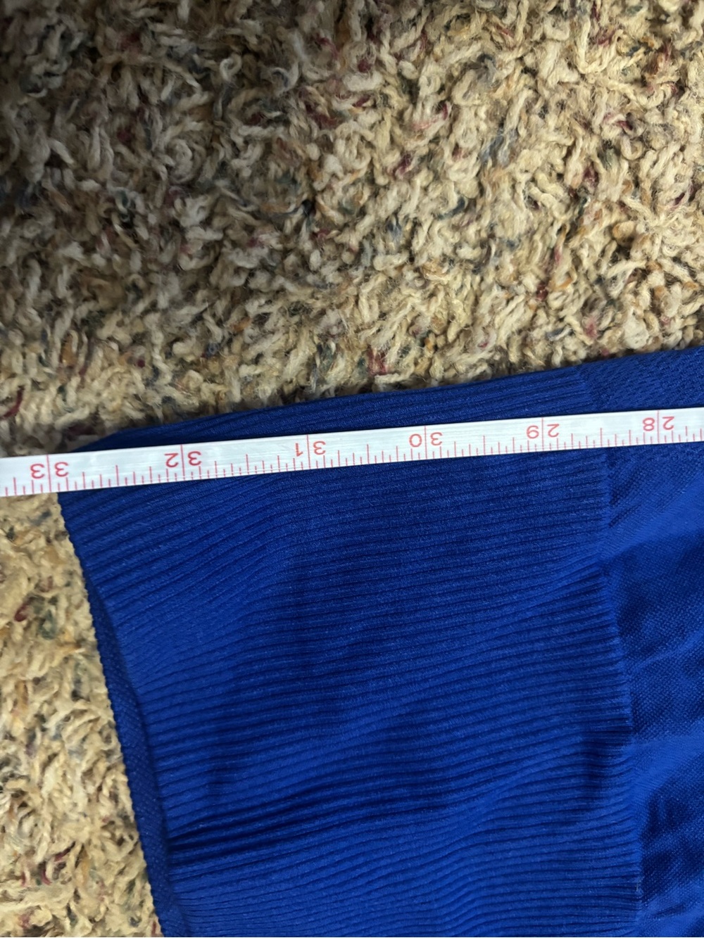 Women's Unbranded Royal Blue Seamless High-Waisted Leggings - Picture 5 of 5